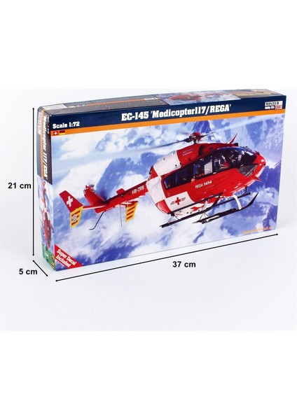 F031 1/72 EC-145 Medicopter 117 (Rega) Çok Amaçlı Helikopter Plastik Model Kiti indirimleri