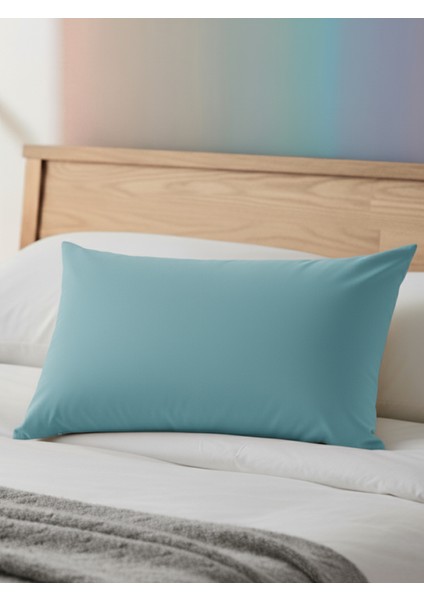 2 Li Yastık Kılıfı Seti Renkli Ütülenebilir Dayanıklı Yırtılmaz Soft Premium Düz Fermuarlı 50X70 cm fırsatları