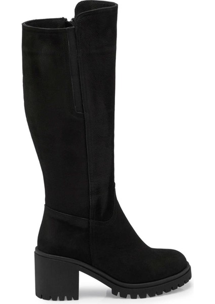Siyah Hakiki Nubuk Deri Kadın Casual Çizme - K24K1CM67584-A64 modelleri