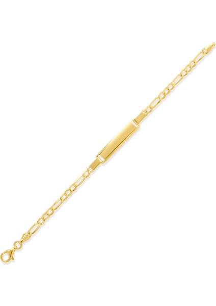 Nino Altın Figaro Zincir Çocuk Bilekliği
