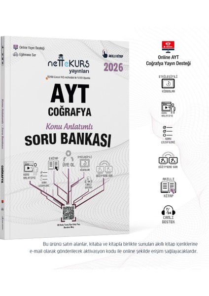 Yks Ayt Coğrafya Konu Anlatımlı Akıllı Soru Bankası fiyatları