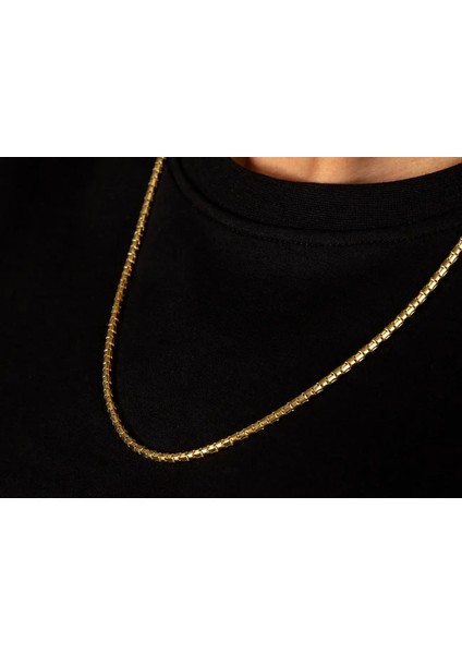 Altın Unisex Zincir Kolye indirimleri