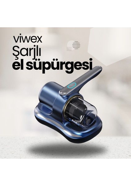 Pro Model Şarjlı El Süpürgesi, Güçlü Emiş ve Hafif Tasarım