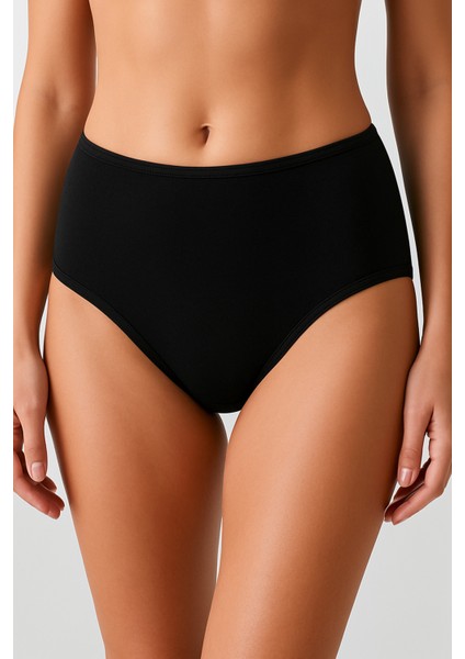 Berrak Kadın Ribana Bato Biyeli Yüksek Bel Külot