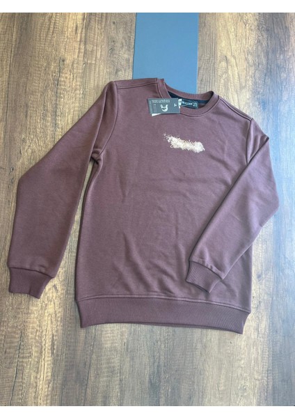 Kahverengi Erkek Sweatshirt