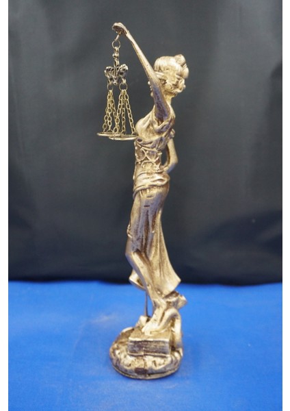 Themis Adalet Tanrıçası Heykeli – 32 cm Avukatlar Için Dekoratif Biblo, Ev & Ofis Aksesuarı Altın modelleri