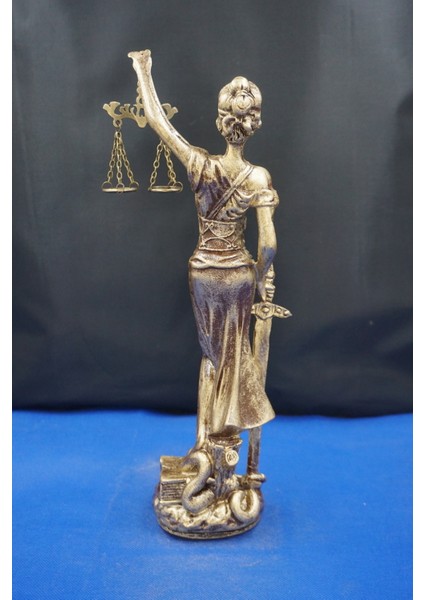 Themis Adalet Tanrıçası Heykeli – 32 cm Avukatlar Için Dekoratif Biblo, Ev & Ofis Aksesuarı Altın fırsatları