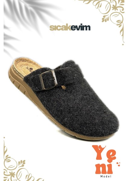 Erkek Ev Terliği – Poli Taban Hafif Tabanlı Sıcak Tutan Halı Terliği Antrasit fırsatları