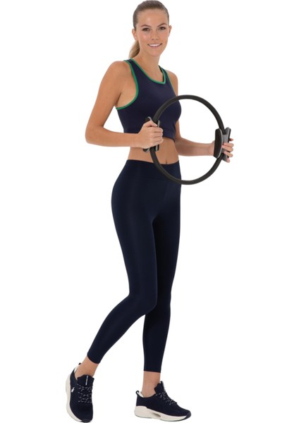 Kadın Lacivert Yüksek Bel Spor Tayt fiyatları