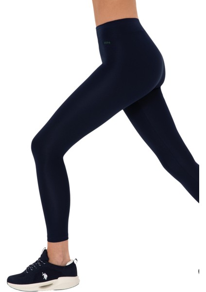 Kadın Lacivert Yüksek Bel Spor Tayt modelleri