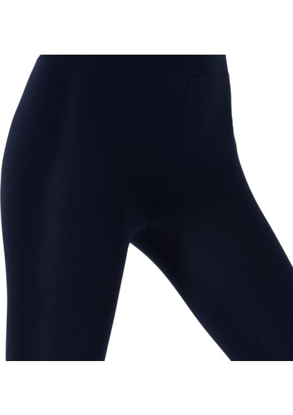 Kadın Lacivert Yüksek Bel Spor Tayt fırsatları