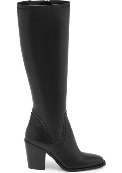Siyah Hakiki Deri Kadın Klasik Çizme - K24K1CM67650-A23 modelleri