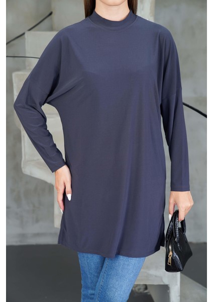 Tesettür Extra Uzun Tunik -Füme fırsatları