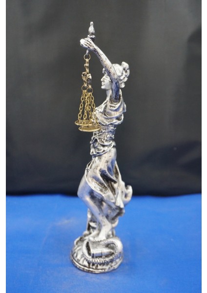Themis Adalet Tanrıçası Heykeli – 30 cm Avukatlar Için Dekoratif Biblo, Ev & Ofis Aksesuarı Gümüş modelleri