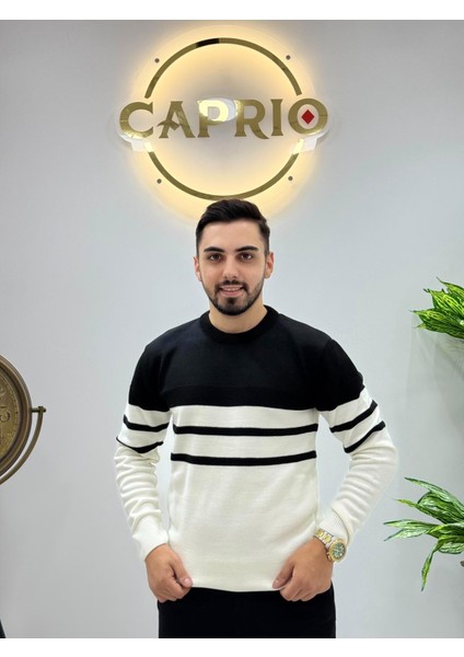 Erkek Yeni Sezon Bisiklet Yaka Akrilik Triko Kazak Regular Kalıp fiyatları