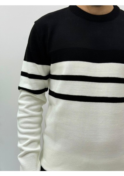 Erkek Yeni Sezon Bisiklet Yaka Akrilik Triko Kazak Regular Kalıp fırsatları