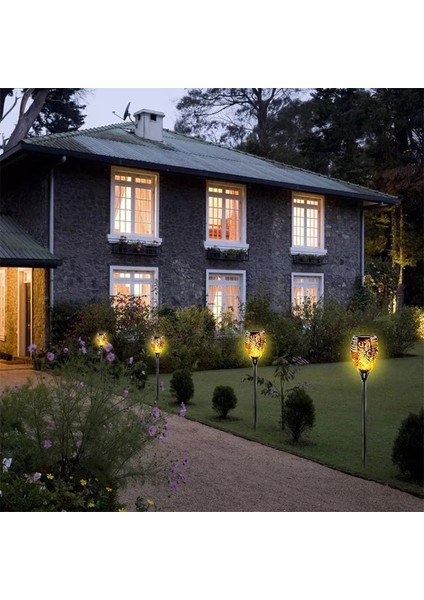 Alev Efektli Solar Bahçe Lambası (51 Cm) modelleri