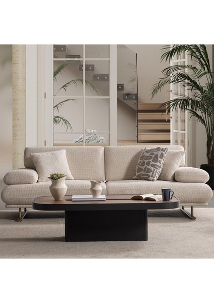 New Prag Koltuk Takımı Üçlü Koltuk Kanepe