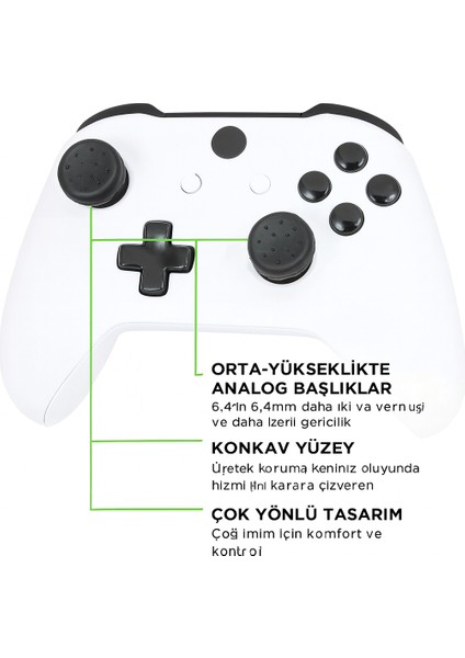 Fps Freek Cqc Performance Thumbsticks – Xbox One & Series X/s Uyumlu - Analog Başlık fiyatları