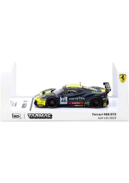 Tarmac Works x Ixo Models 1/64 Ferrari 488 Gt3 Gulf 12 Hours 2019 #46 fiyatları