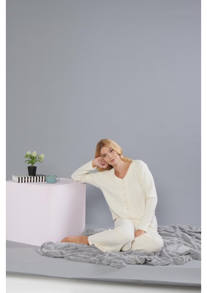 Uzun Kol Pijama Takımı 09-266 modelleri