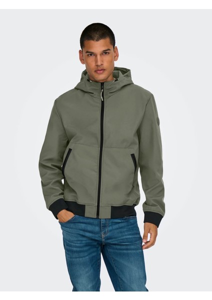 Onsbowıe Softshell Bomber Otw Noos Yeşil Erkek Mont 22029276