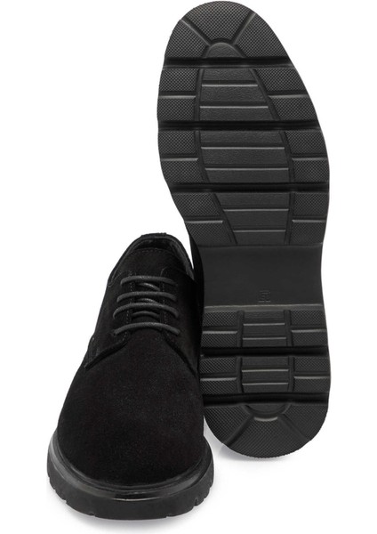 Siyah Hakiki Süet Deri Erkek Casual Ayakkabı - E24S1AY56931-A01 fırsatları