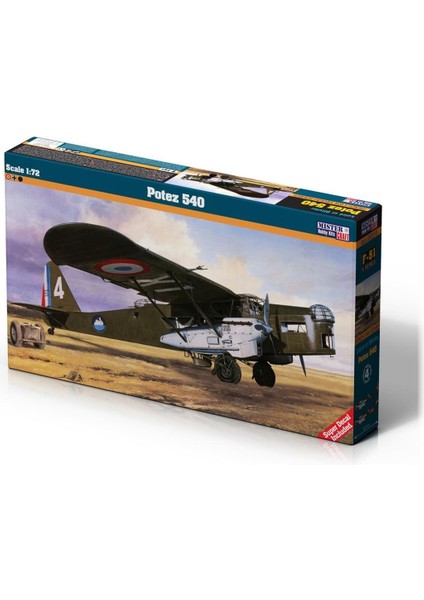 F051 1/72 Potez 540 Keşif-Bombardıman Uçağı Plastik Model Kiti