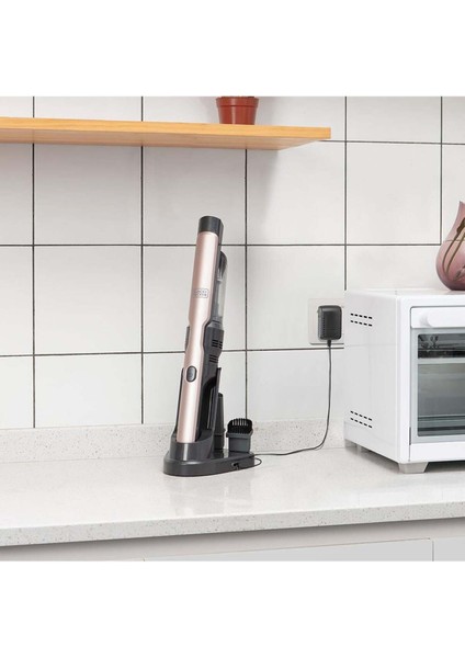 12V 2.0AH Pembe El Elektrikli Süpürge, Hafif ve Güçlü Temizlik Aleti fırsatları