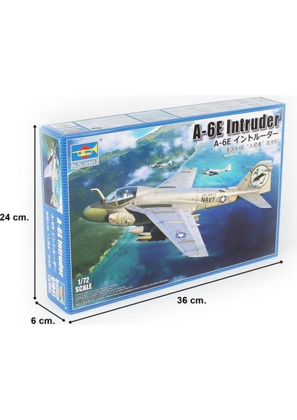 01641 1/72 Ölçek, A-6e Intruder Savaş Uçağı, Plastik Model Kiti indirimleri