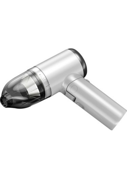Gri Mini Kablosuz El Süpürgesi, 100W, 16000PA Güçlü Emiş Performansı