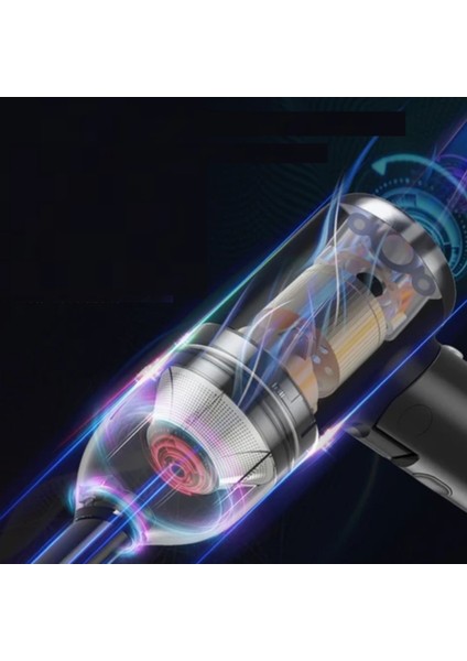 Gri Mini Kablosuz El Süpürgesi, 100W, 16000PA Güçlü Emiş Performansı fiyatları