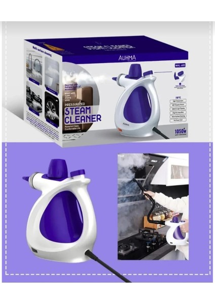 Yüksek Güçlü 1050W Buharlı Temizleme Cihazı, Beyaz, Güçlü Temizlik Için Mükemmel