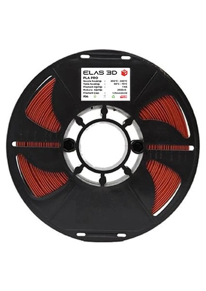 BAKIR PLA PRO Filament 1.75 mm 1kg