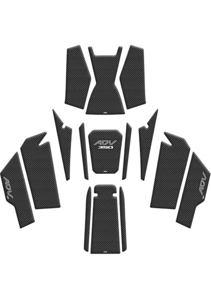 Tank Pad Set 001 15 Parça Honda Adv 350 2023-2025