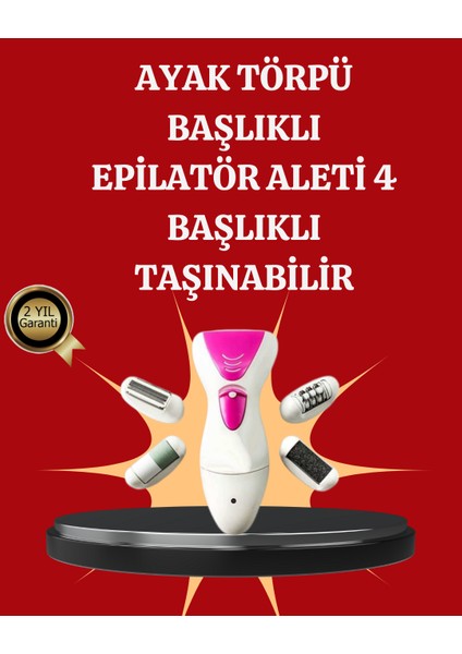 Çok Amaçlı Kadın Bakım Seti Epilasyon ve Törpü