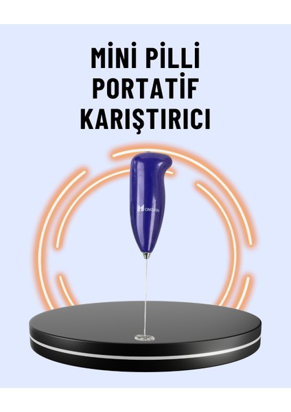 Allzey Portatif Kahve Köpürtücü – Latte, Cappuccino, Milkshake ve Puding Yapıcı