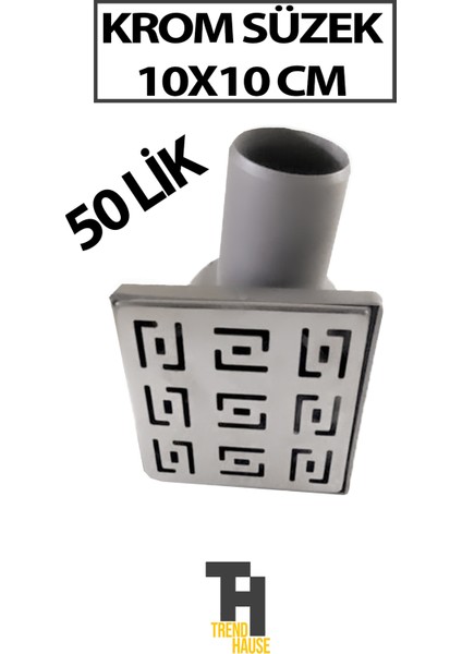 Krom Süzgeç 50LİK 10X10 cm