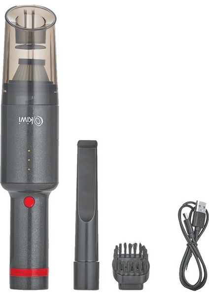 Şarjlı El Süpürgesi, Siyah, Hafif ve Güçlü Temizlik Aracı