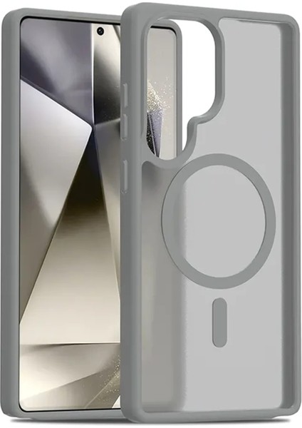 Allzey Joko Samsung Galaxy S25 Ultra Jota Magsafe Kapak - Titan Gri