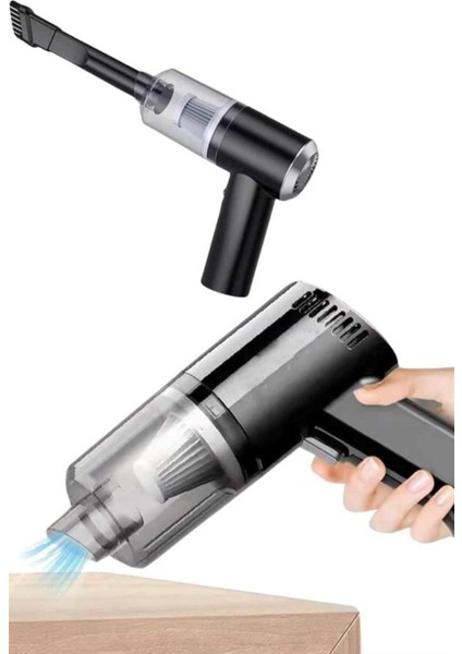 Şarjlı Çok Fonksiyonlu Mini El Süpürgesi, Renkli ve Kullanışlı Araç Temizleme Aleti indirimleri