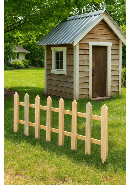 Ahşap Bahçe Çiti modelleri