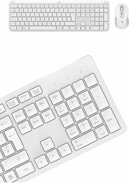 Allzey 2.4 Ghz Wireless Kablosuz Klavye Mouse Seti Tv Pc Uyumlu modelleri