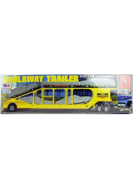 1193 1/25 Ölçek, 5car Haulaway Trailer Araba Taşıma Dorsesi, Plastik Model Kiti