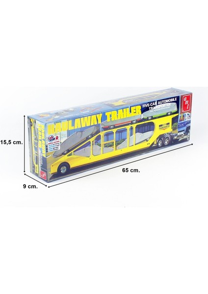 1193 1/25 Ölçek, 5car Haulaway Trailer Araba Taşıma Dorsesi, Plastik Model Kiti indirimleri