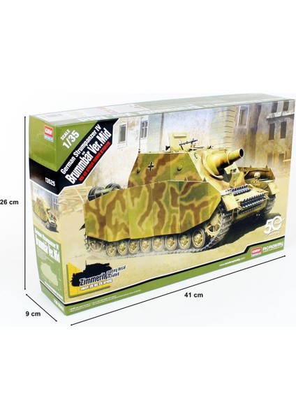 13525 1/35 Ölçek, German Strumpanzer Iv Brummbar (Orta Versiyon) Tankı, Plastik Model Kiti indirimleri