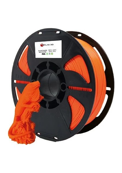 Turuncu PLA PRO Filament 1.75 mm 1kg