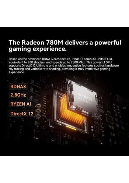 UM890 Pro Amd Ryzen 9 8945HS Işlemci, 64GB Ddr5 Ram, 1tb Ssd, Oculink, Usb4, Hdmı,dp 2x2.5g Lan, WIN11 Pro Mini Pc modelleri