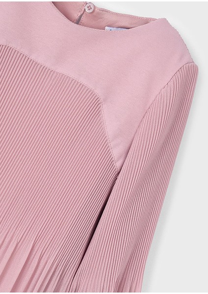 Mayorak 4922-38 Kız Çocuk Pembe Şifon Elbise fiyatları