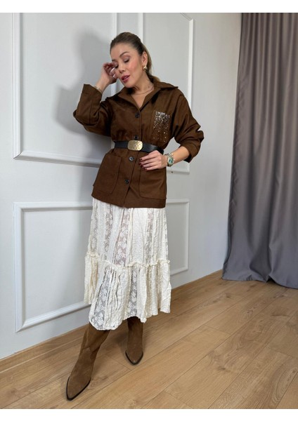 Taba Cep Taşlı Ceket indirimleri